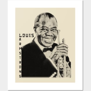 louis armstrong visual art Posters and Art